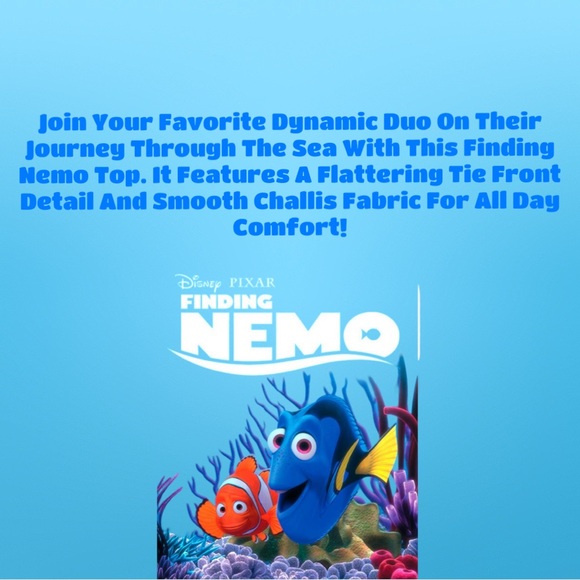 Torrid Finding Nemo Top - Picture 3 of 4